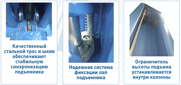 Автомобильный подъемник двухстоечный гидравлический TD-4000R