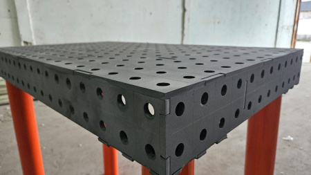 Сварочный 3D стол 2000х1000х100 10 мм (шаг 50х50)